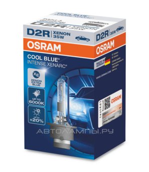 D2R 85V-35W (P32d-3)  5500K Xenarc Cool Blue Intense (Osram) 66250CBI