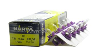 BAX 12V-0,4W (BX8,5d) violet 17006